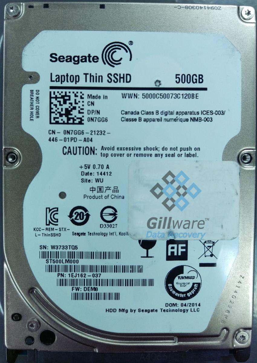 Seagate Laptop SSHD Recovery